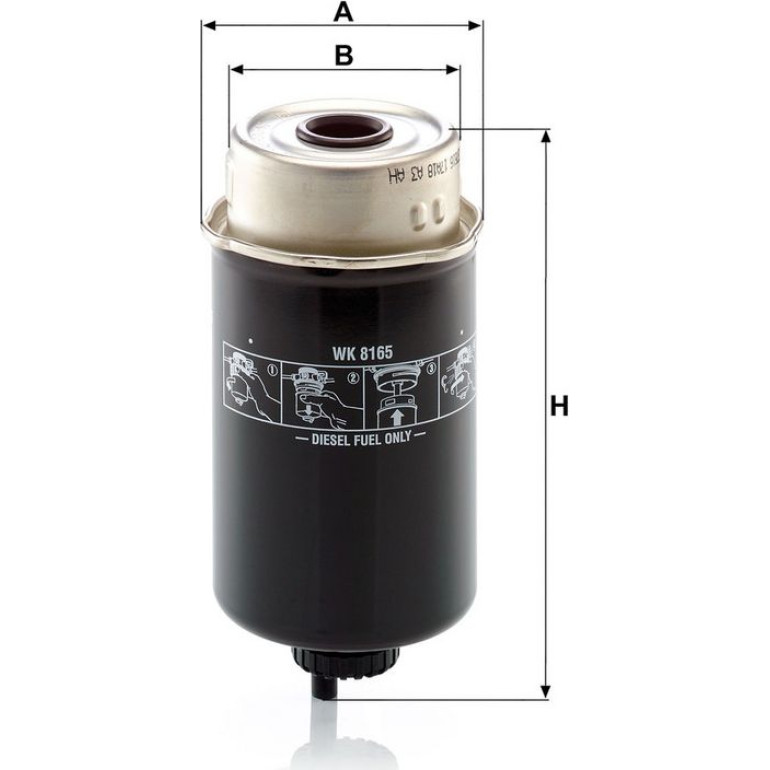 Kraftstofffilter WK 8165