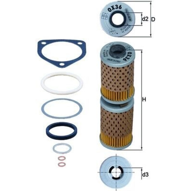 Ölfilter OX 36D