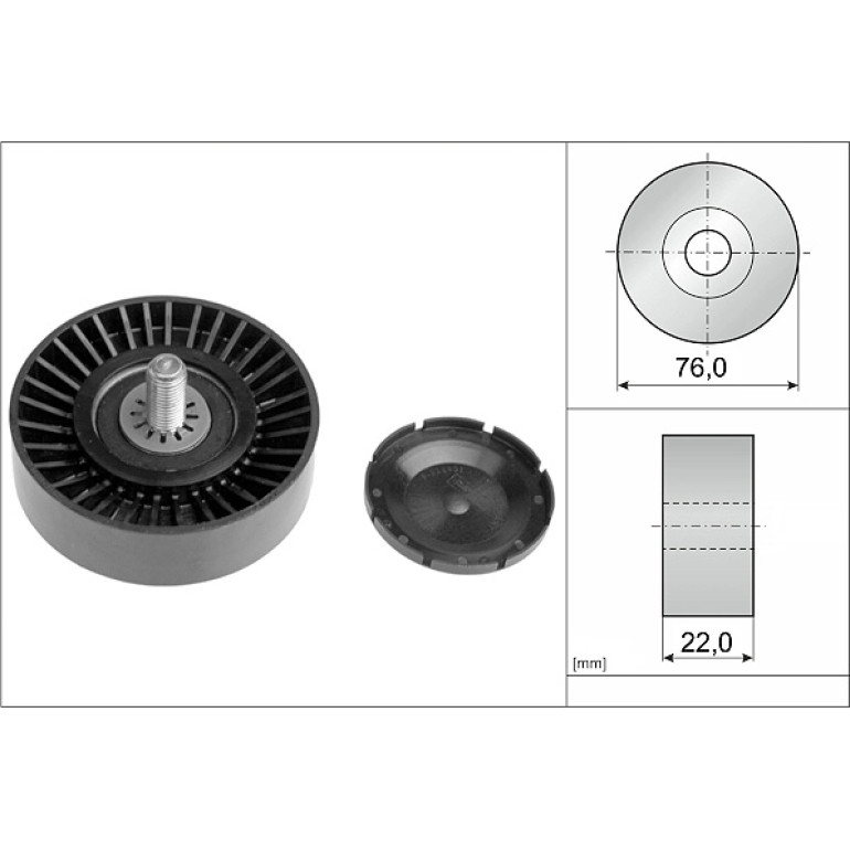 Umlenk-/Führungsrolle, Keilrippenriemen 532 0323 10 Umlenk-/Führungsrolle, Keilrippenriemen 532 0323 10