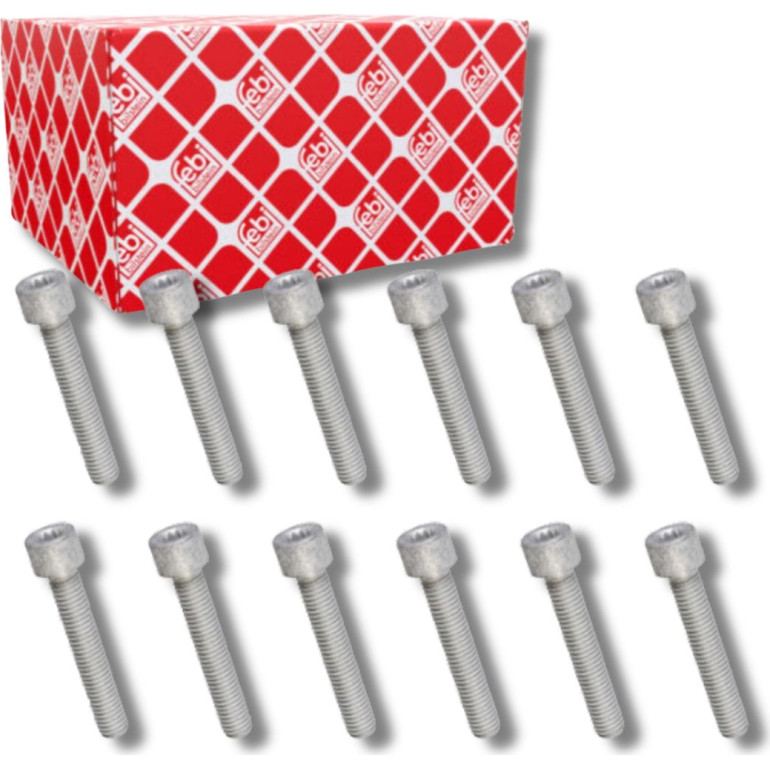 12x FEBI BILSTEIN 03004 Schraube, Gelenkwellenflansch 12x FEBI BILSTEIN 03004 Schraube, Gelenkwellenflansch