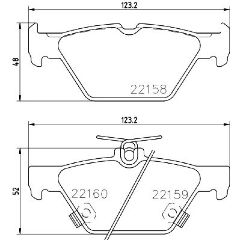 Bremsbelagsatz, Scheibenbremse 8DB 355 023-341 Bremsbelagsatz, Scheibenbremse 8DB 355 023-341