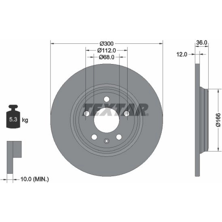 Bremsscheibe 92282803 Bremsscheibe 92282803