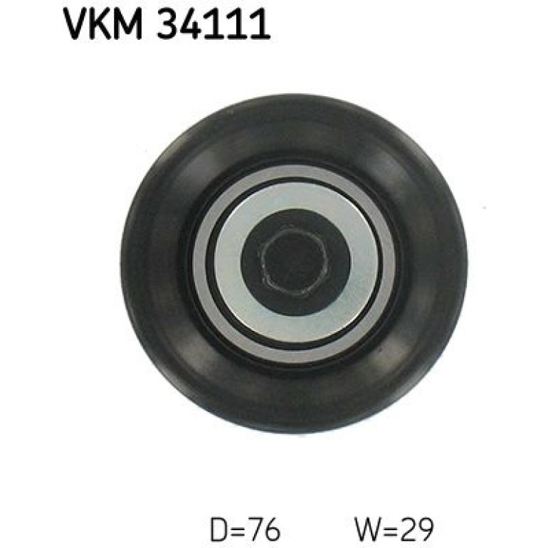 Umlenk-/Führungsrolle, Keilrippenriemen VKM 34111 Umlenk-/Führungsrolle, Keilrippenriemen VKM 34111