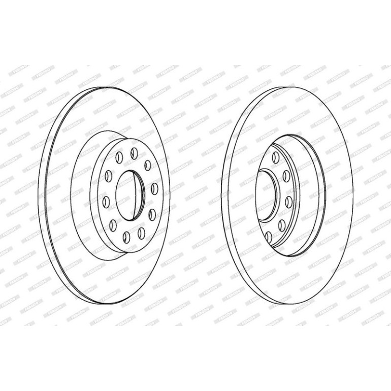 Bremsscheibe DDF1306C