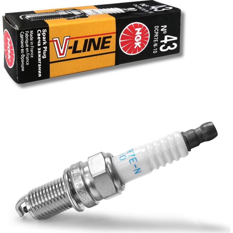 NGK 94037 Zündkerze M12 x 1,25, Schlüsselweite: 16 mm, V-Line, DCPR7E-N-10 NGK 94037 Zündkerze M12 x 1,25, Schlüsselweite: 16 mm, V-Line, DCPR7E-N-10