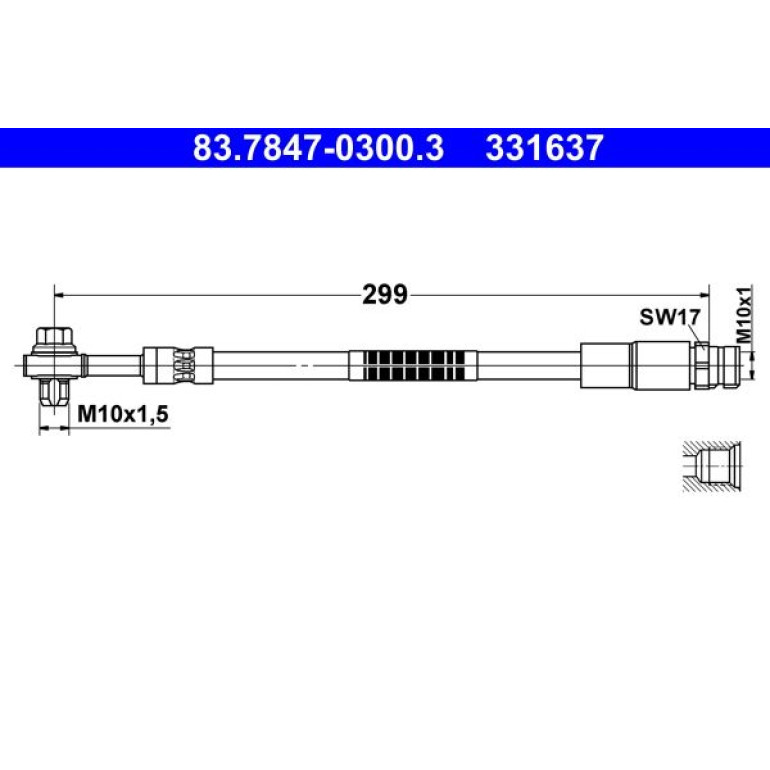 Bremsschlauch 83.7847-0300.3 Bremsschlauch 83.7847-0300.3