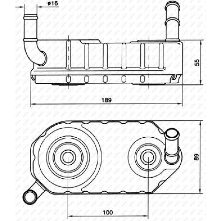 Ölkühler, Automatikgetriebe 31004A