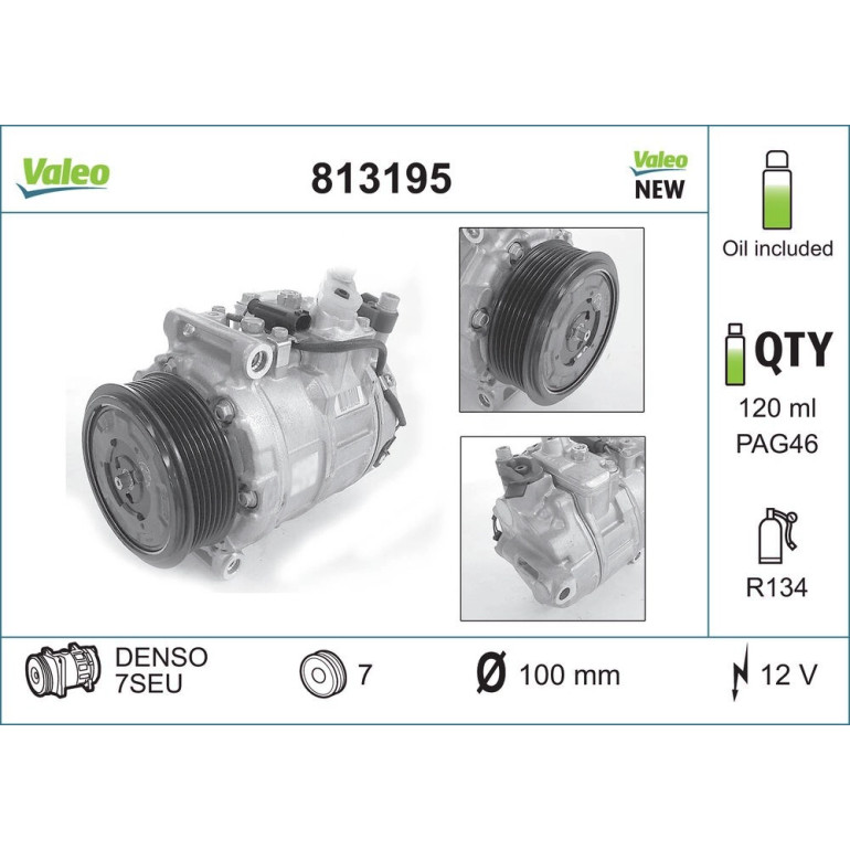 Kompressor, Klimaanlage 813195 Kompressor, Klimaanlage 813195