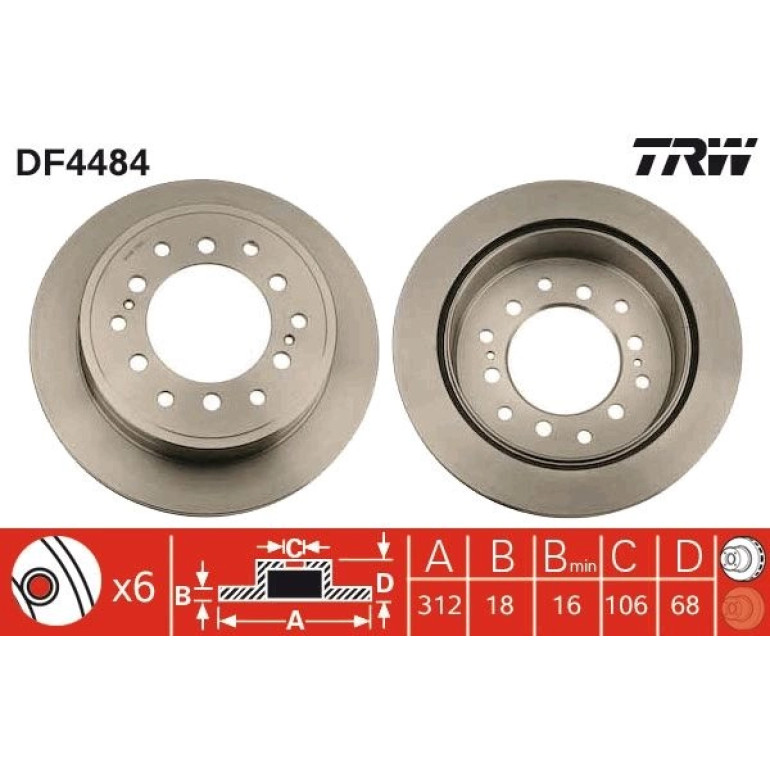 Bremsscheibe DF4484