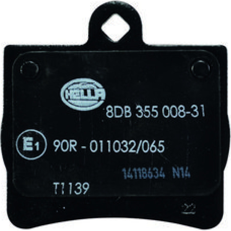 Bremsbelagsatz, Scheibenbremse 8DB 355 008-311