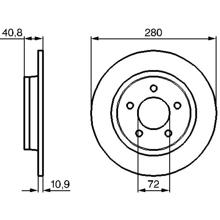 Bremsscheibe 0 986 479 C79 Bremsscheibe 0 986 479 C79