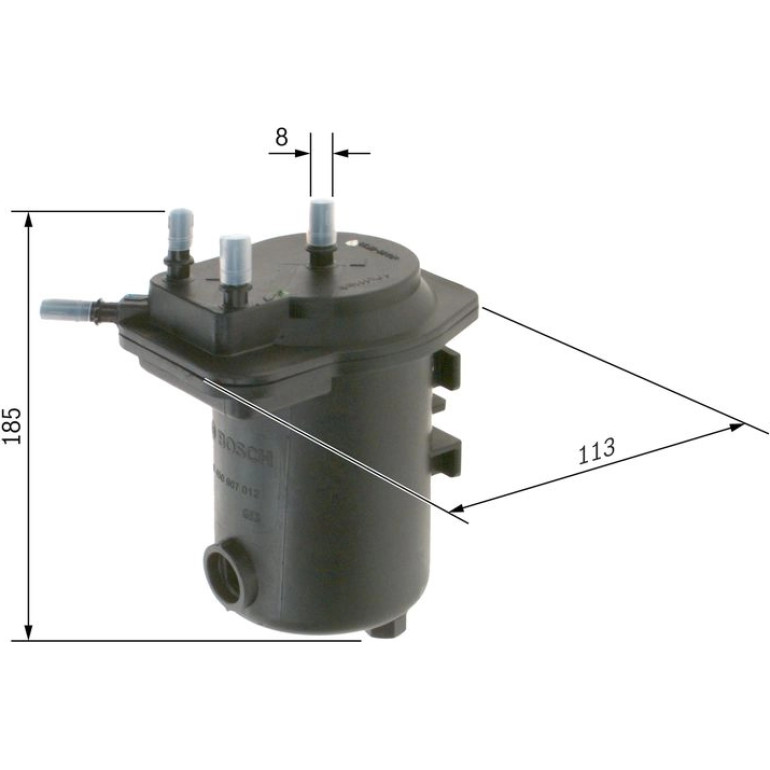 Kraftstofffilter 0 450 907 012