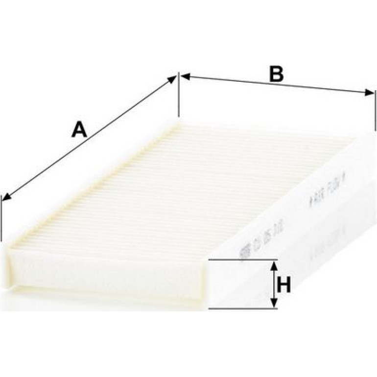 MANN-FILTER CU 25 010-2 Innenraumfilter, Partikelfilter MANN-FILTER CU 25 010-2 Innenraumfilter, Partikelfilter