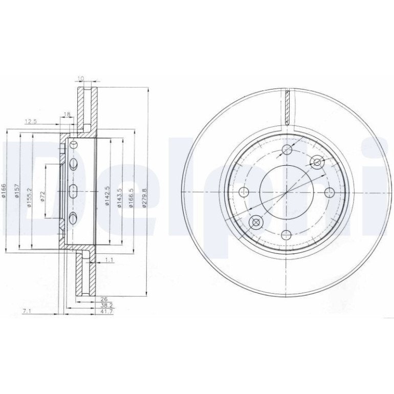 Bremsscheibe BG3800 Bremsscheibe BG3800