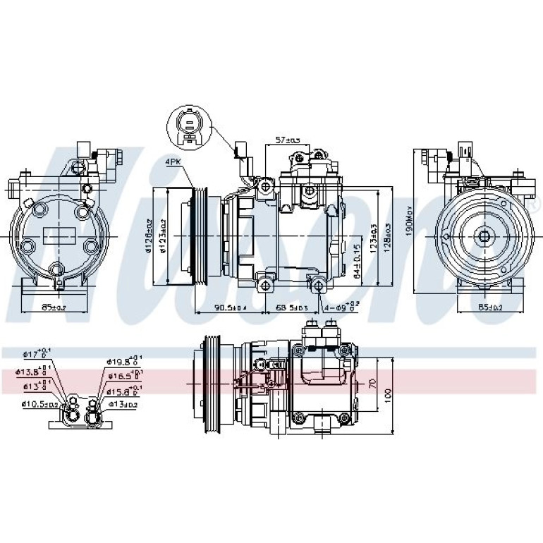 Kompressor, Klimaanlage 89286 Kompressor, Klimaanlage 89286