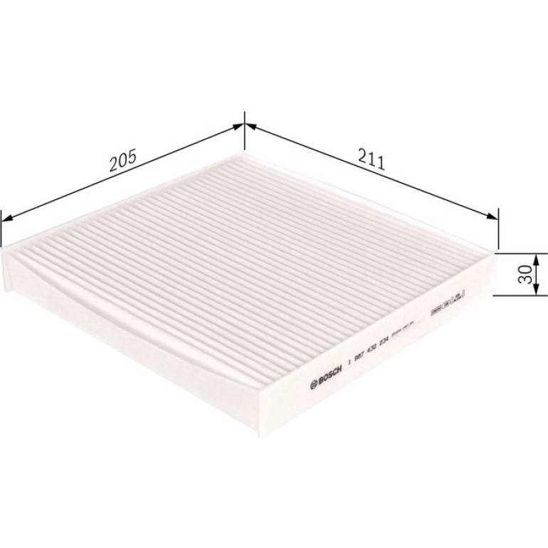 BOSCH 1 987 432 234 Innenraumfilter FILTER+pro BOSCH 1 987 432 234 Innenraumfilter FILTER+pro