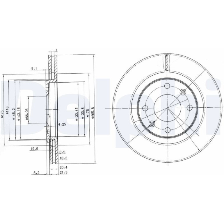 Bremsscheibe BG2387C Bremsscheibe BG2387C
