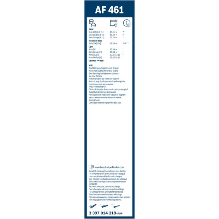 BOSCH AF 461 Scheibenwischer Aerofit 3 397 014 218