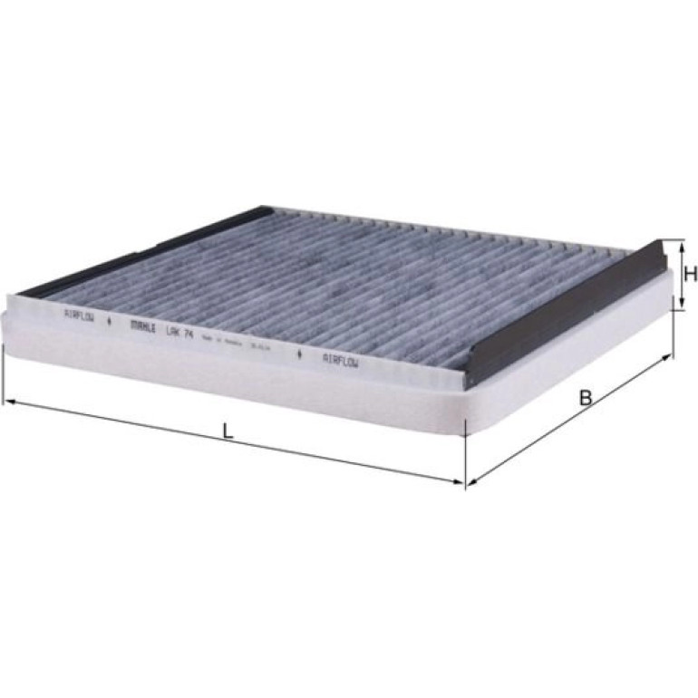 Filter, Innenraumluft LAK 74