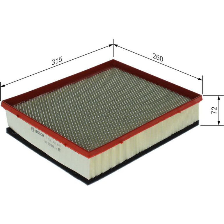 BOSCH F 026 400 609 Luftfilter BOSCH F 026 400 609 Luftfilter