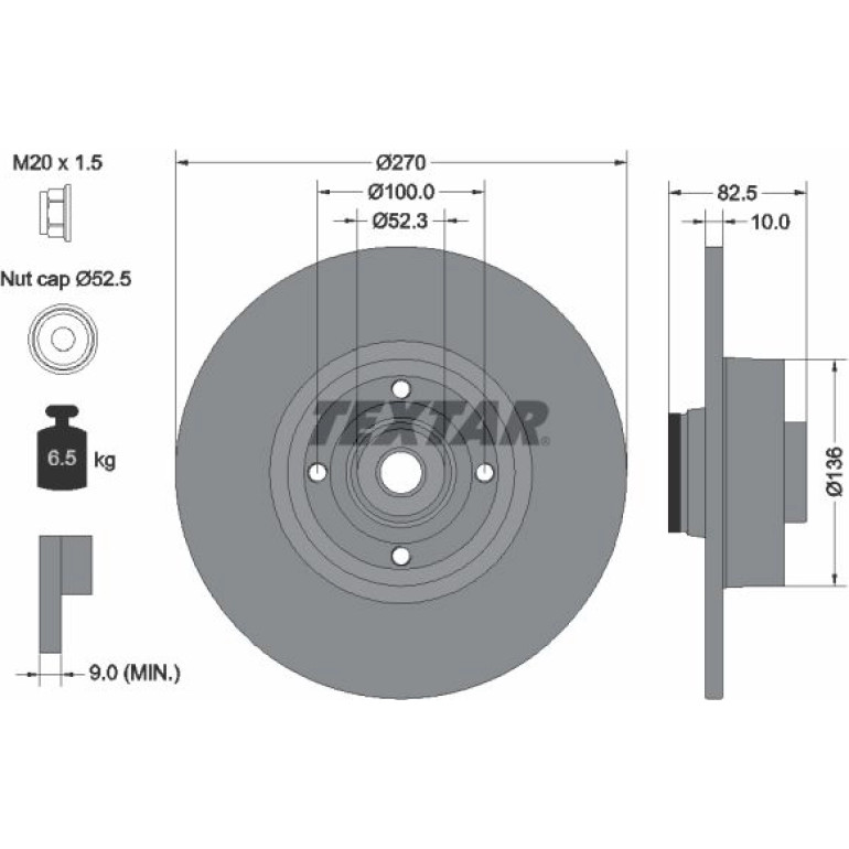 Bremsscheibe 92154503