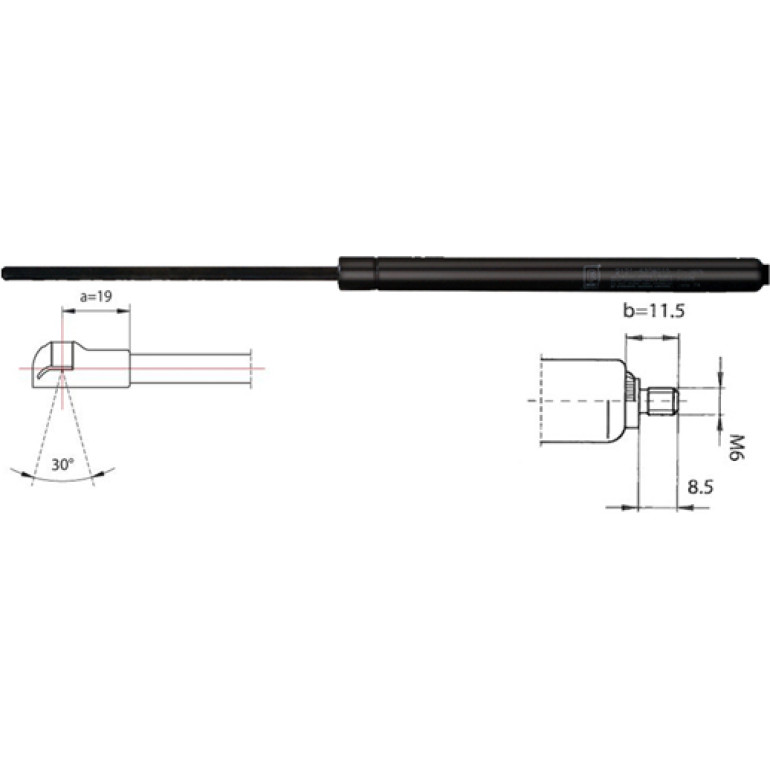 Gasfeder, Koffer-/Laderaum 2110337 Gasfeder, Koffer-/Laderaum 2110337