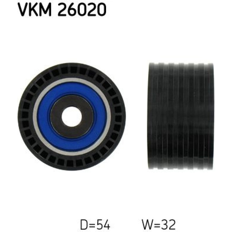 Umlenk-/Führungsrolle, Zahnriemen VKM 26020 Umlenk-/Führungsrolle, Zahnriemen VKM 26020