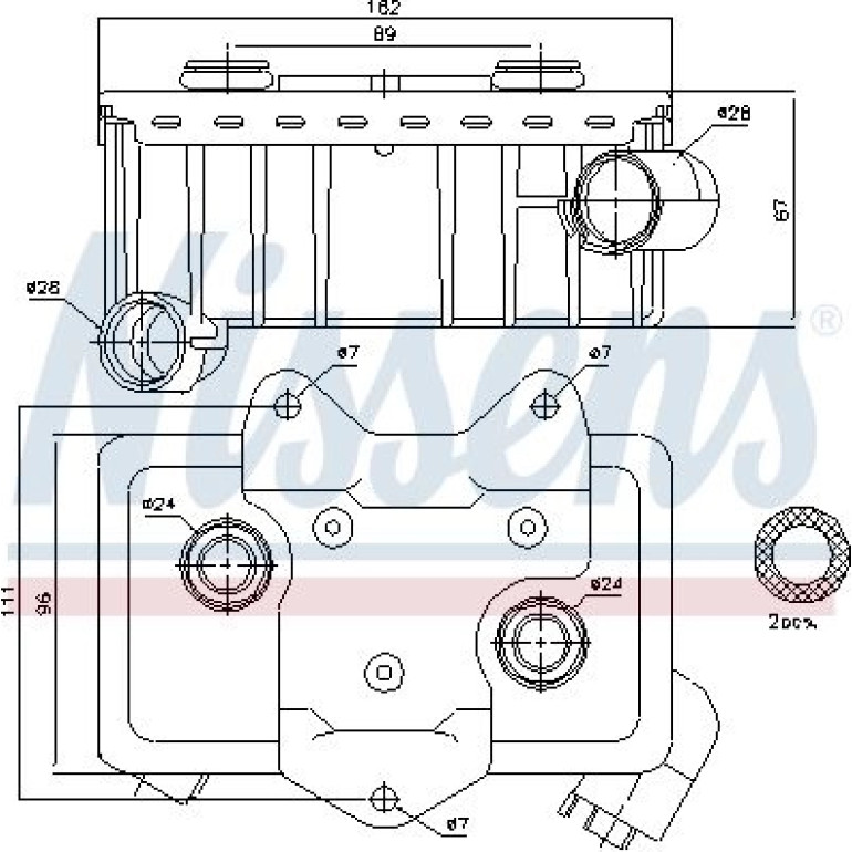 Ölkühler, Motoröl 90582