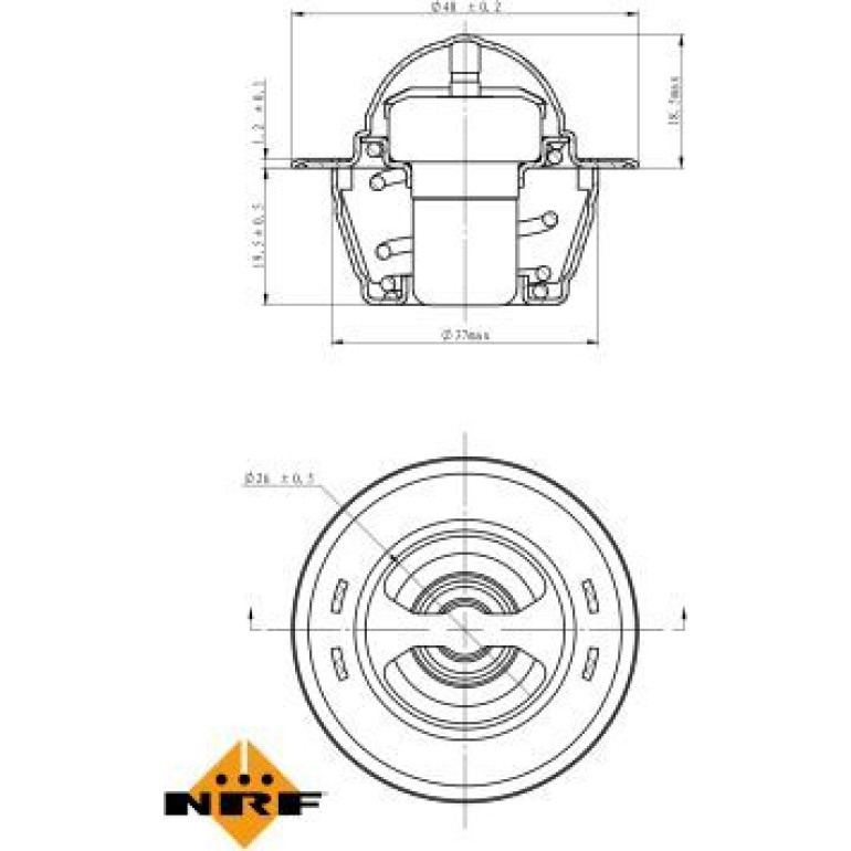 Thermostat, Kühlmittel 725151
