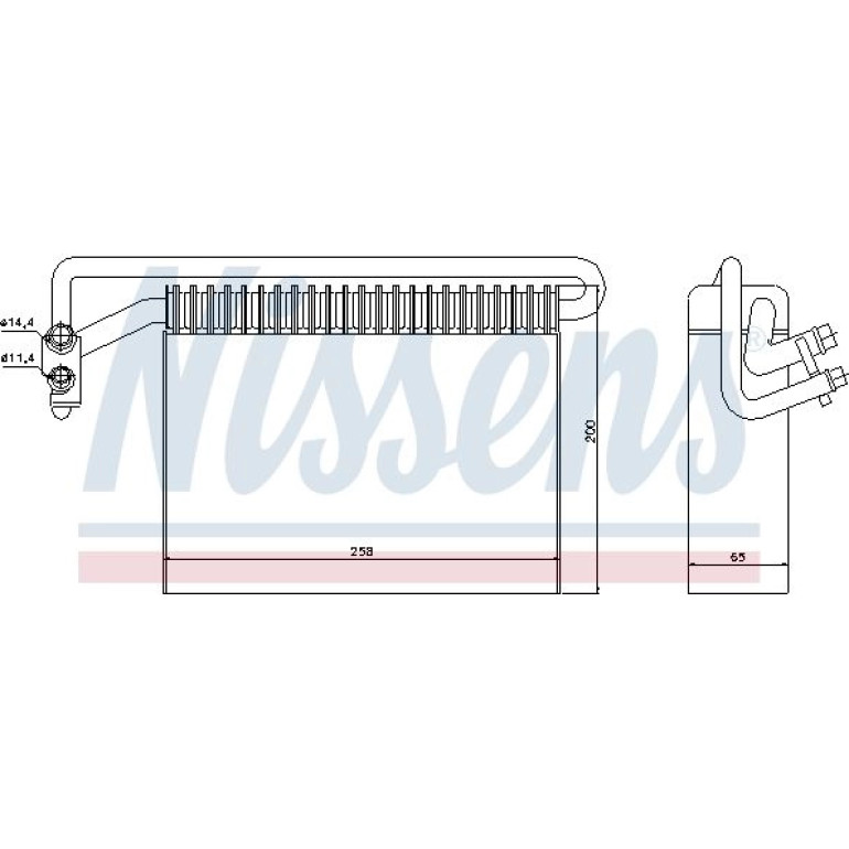 Verdampfer, Klimaanlage 92177