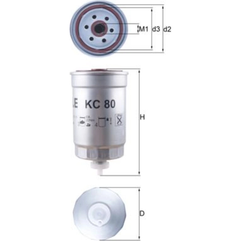 Kraftstofffilter KC 80 Kraftstofffilter KC 80