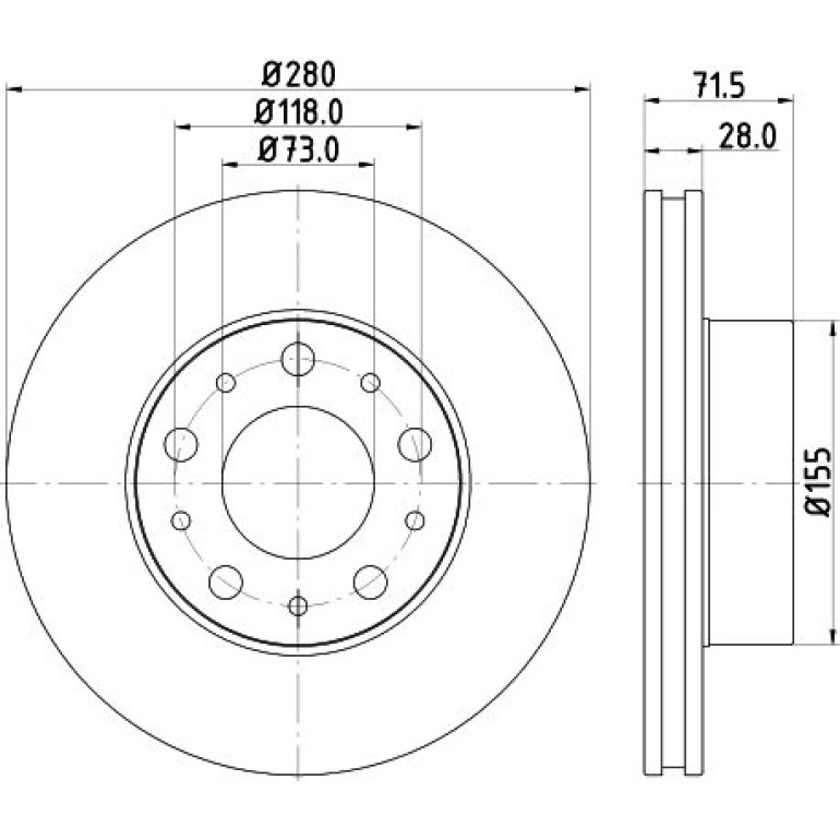 Bremsscheibe 8DD 355 122-691