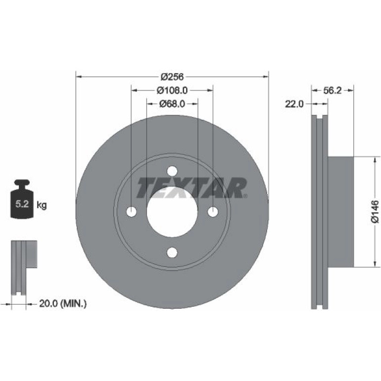 Bremsscheibe 92054200