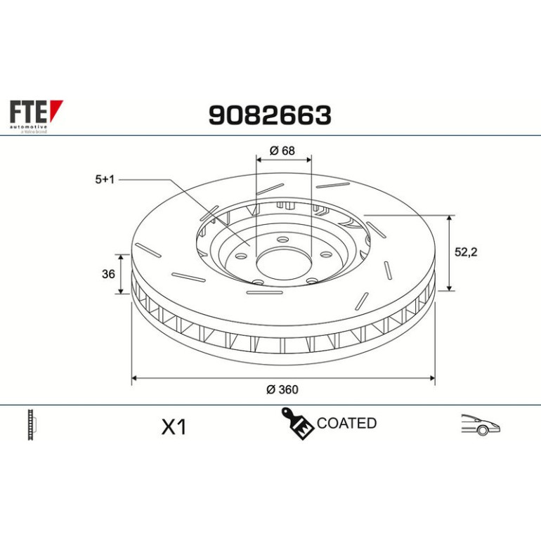 Bremsscheibe 9082663 Bremsscheibe 9082663
