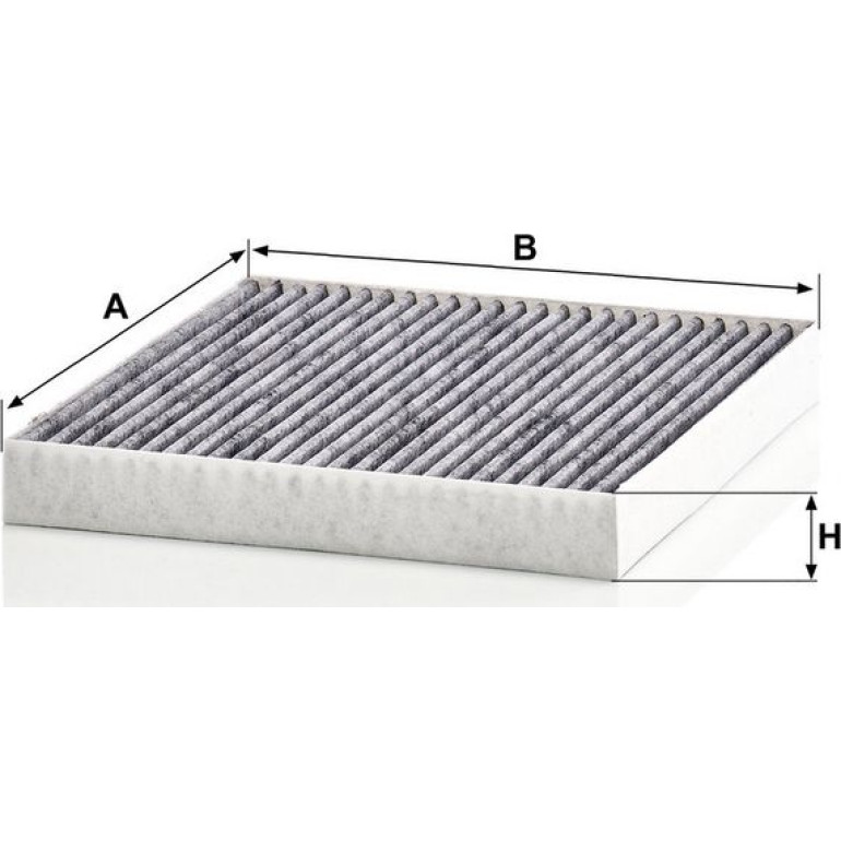 MANN-FILTER CUK 24 017 Innenraumfilter, Aktivkohlefilter