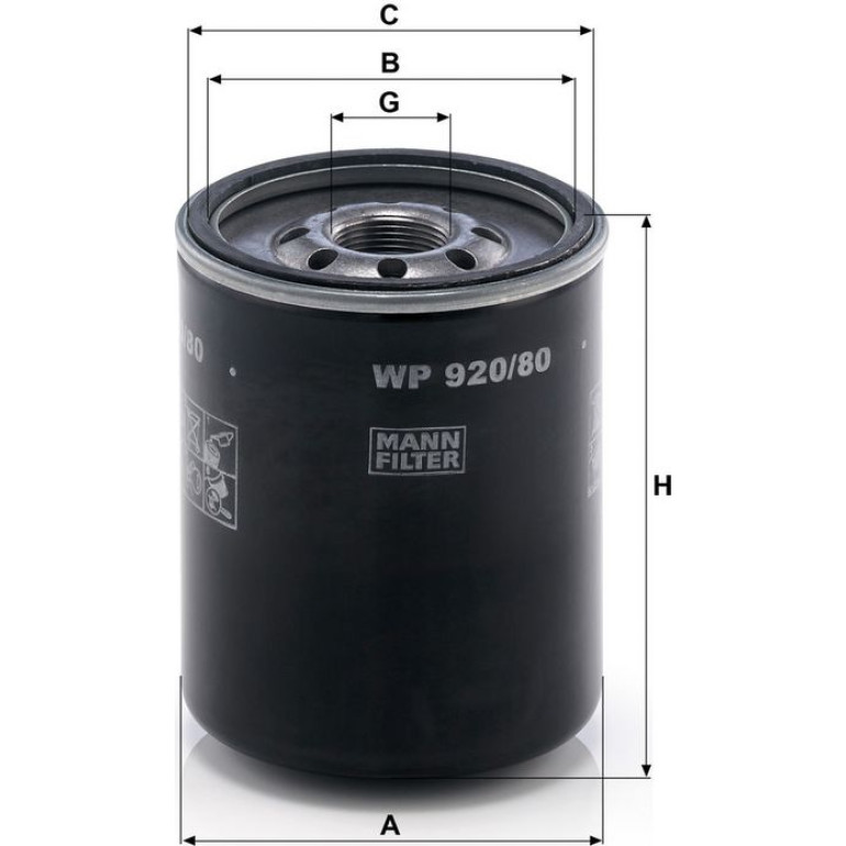 Ölfilter WP 920/80