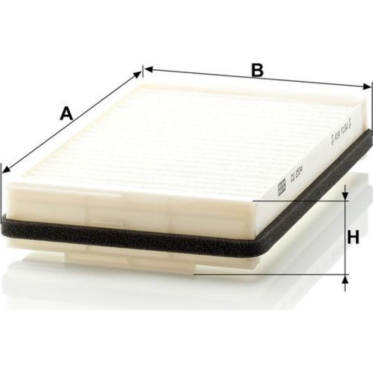 MANN-FILTER CU 2534 Innenraumfilter, Partikelfilter MANN-FILTER CU 2534 Innenraumfilter, Partikelfilter