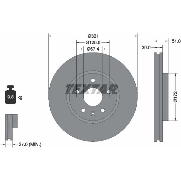 Bremsscheibe 92187005
