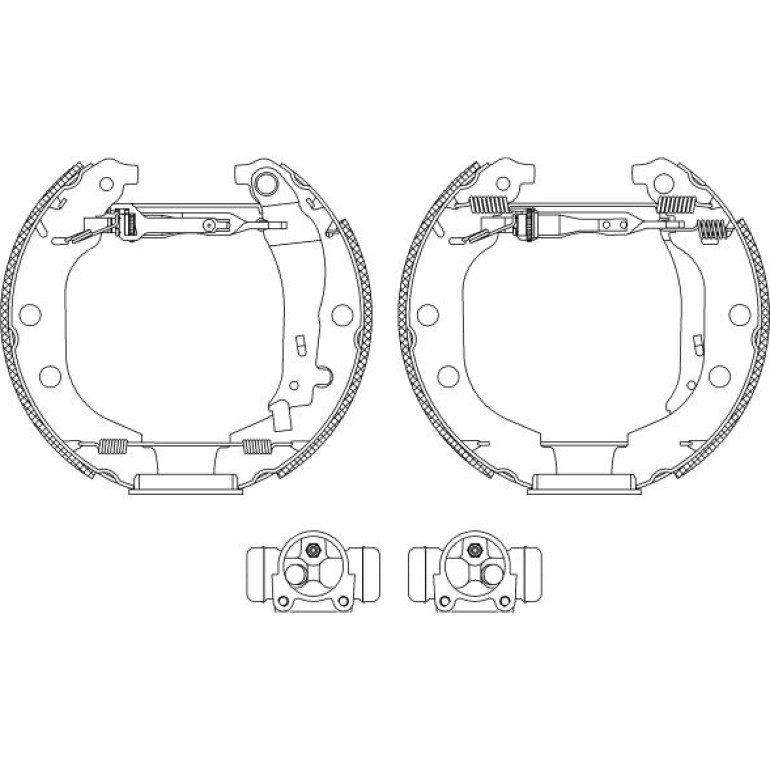 Bremsbackensatz 8DB 355 004-361 Bremsbackensatz 8DB 355 004-361