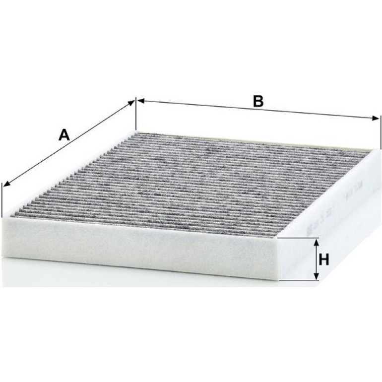 MANN-FILTER CUK 31 003 Innenraumfilter, Aktivkohlefilter