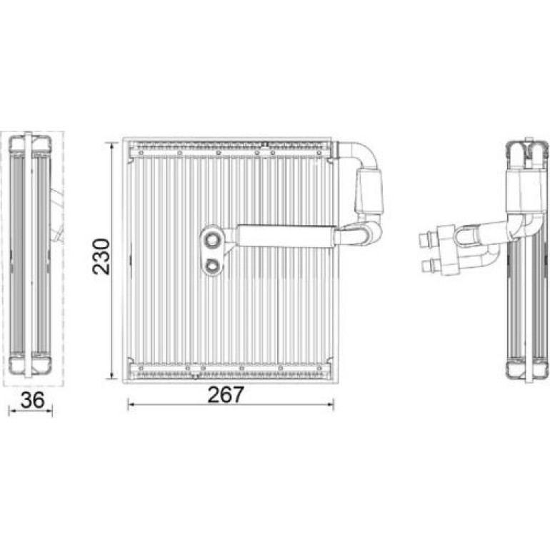 Verdampfer, Klimaanlage AE 27 000P Verdampfer, Klimaanlage AE 27 000P