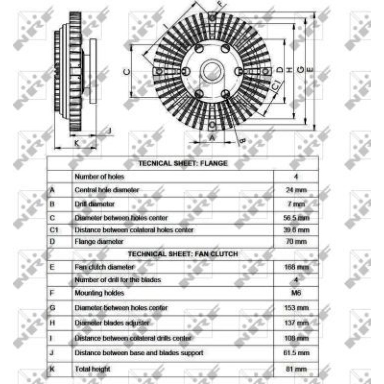 Kupplung, Kühlerlüfter 49550 Kupplung, Kühlerlüfter 49550