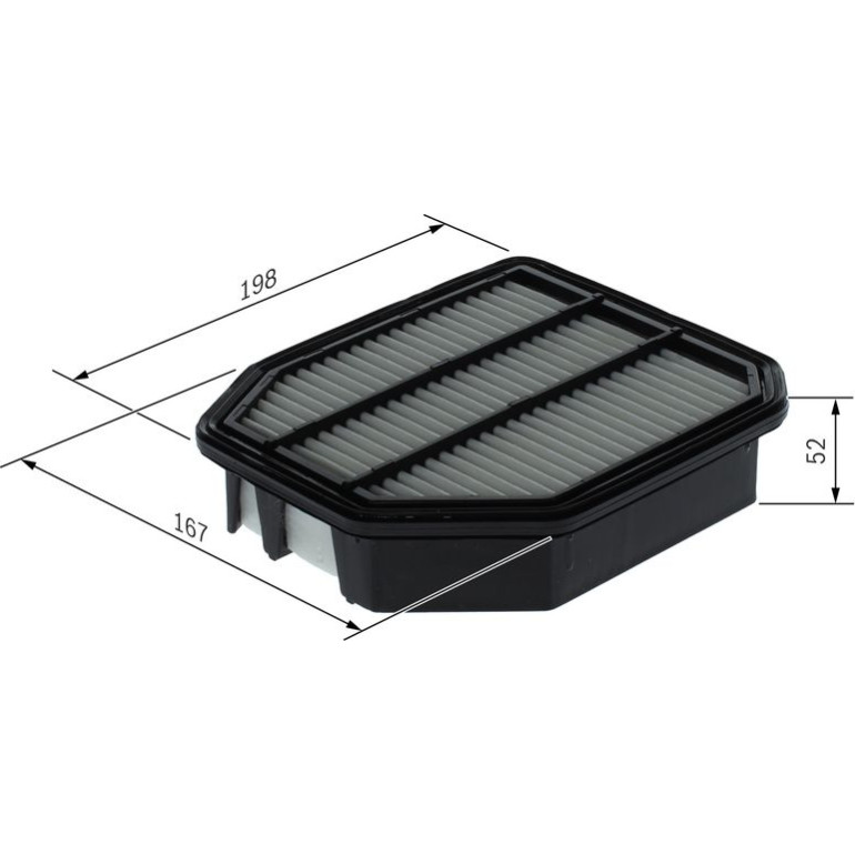 Luftfilter F 026 400 711 Luftfilter F 026 400 711