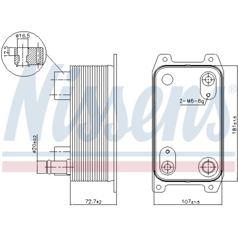 Ölkühler, Automatikgetriebe 90941 Ölkühler, Automatikgetriebe 90941