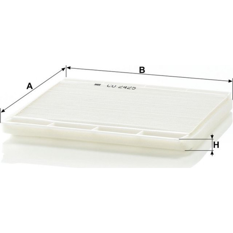 MANN-FILTER CU 2425 Innenraumfilter, Partikelfilter MANN-FILTER CU 2425 Innenraumfilter, Partikelfilter