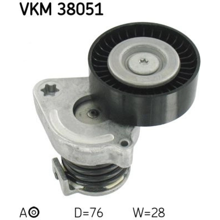Spannrolle, Keilrippenriemen VKM 38051