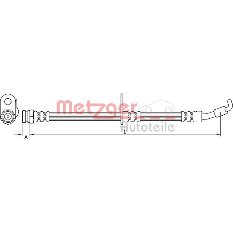 Bremsschlauch 4110876 Bremsschlauch 4110876