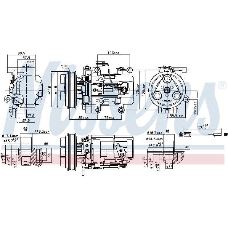 Kompressor, Klimaanlage 89351 Kompressor, Klimaanlage 89351
