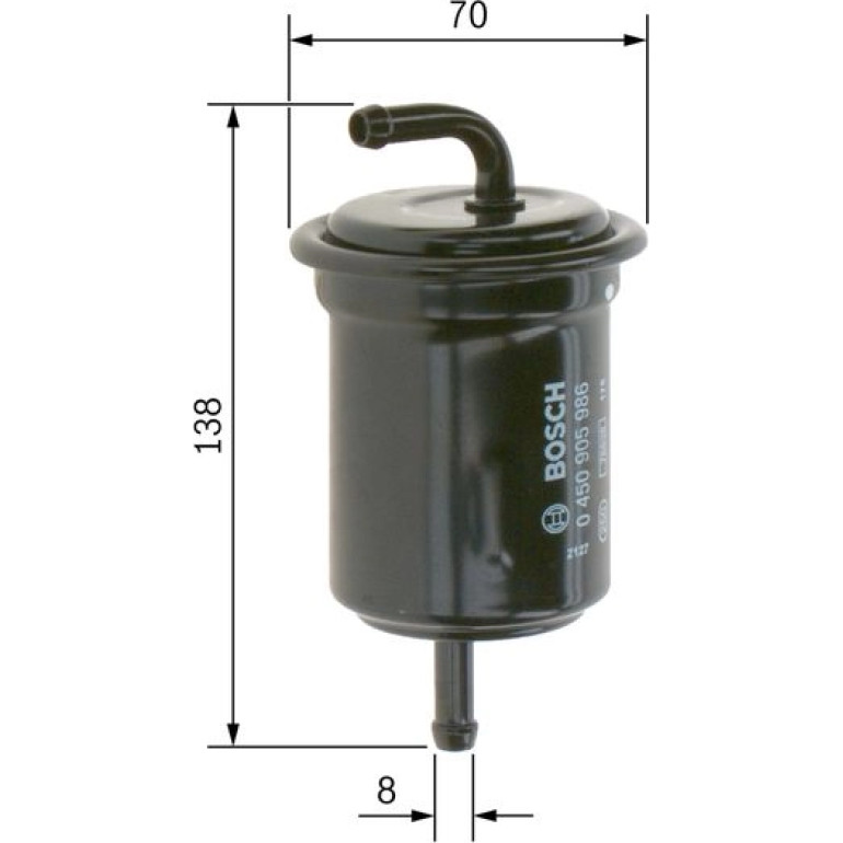 Kraftstofffilter 0 450 905 986 Kraftstofffilter 0 450 905 986