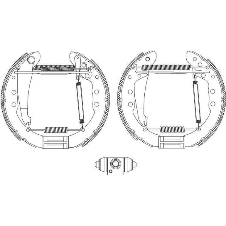 Bremsbackensatz 8DB 355 005-201